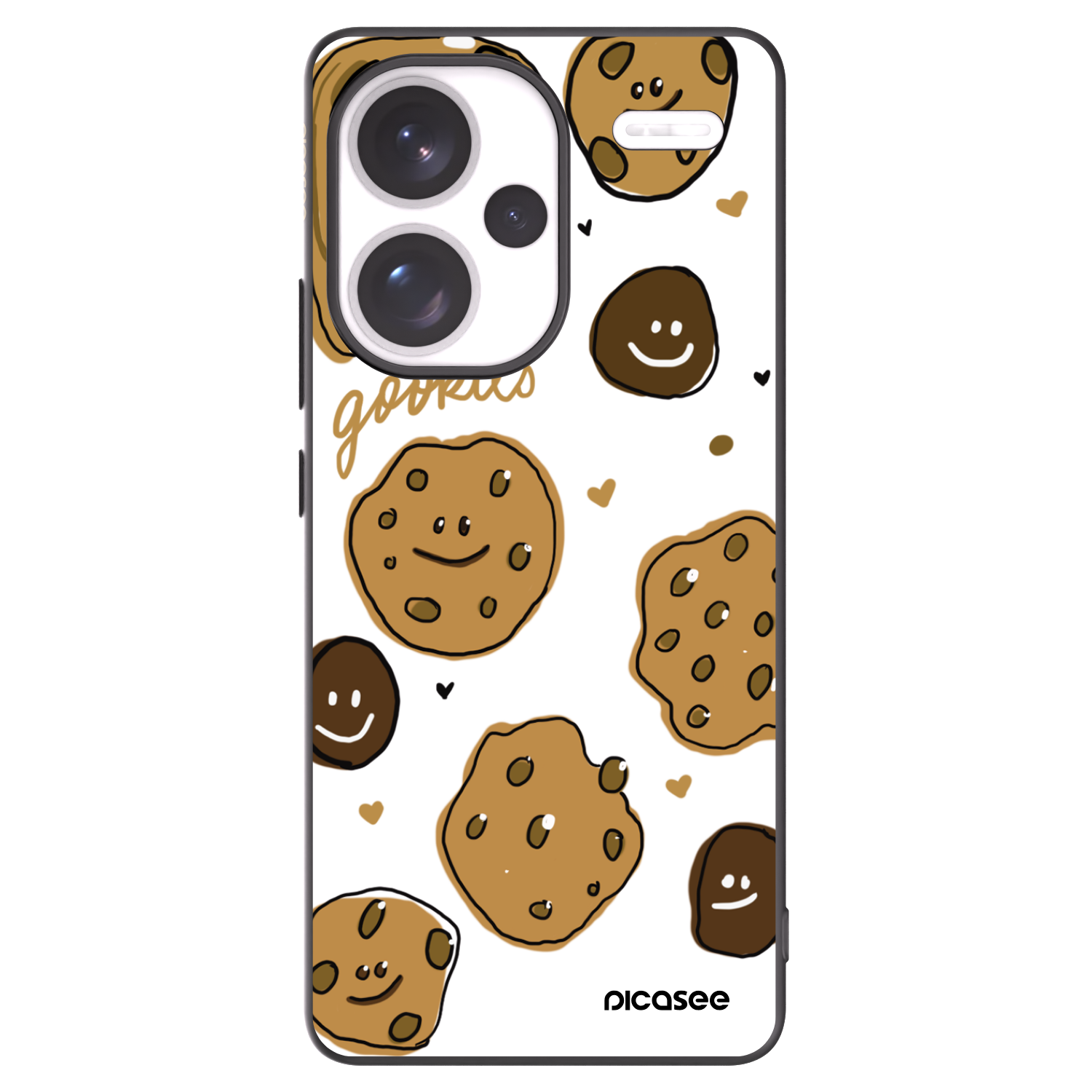 Picasee crna silikonska maskica za Xiaomi Redmi Note 13 Pro+ 5G - Gookies