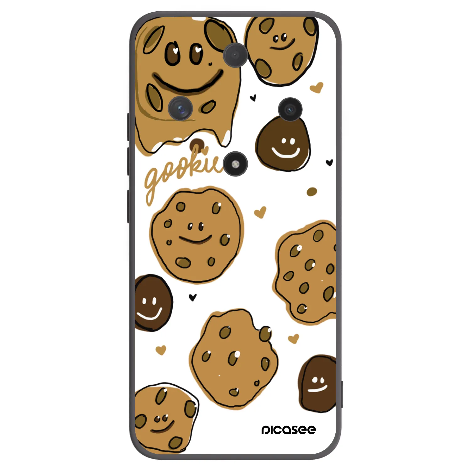 Picasee crna silikonska maskica za Honor Magic6 Lite 5G - Gookies