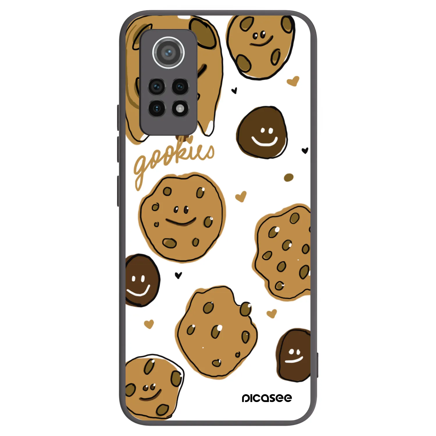 Picasee crna silikonska maskica za Xiaomi Redmi Note 12 Pro 4G - Gookies