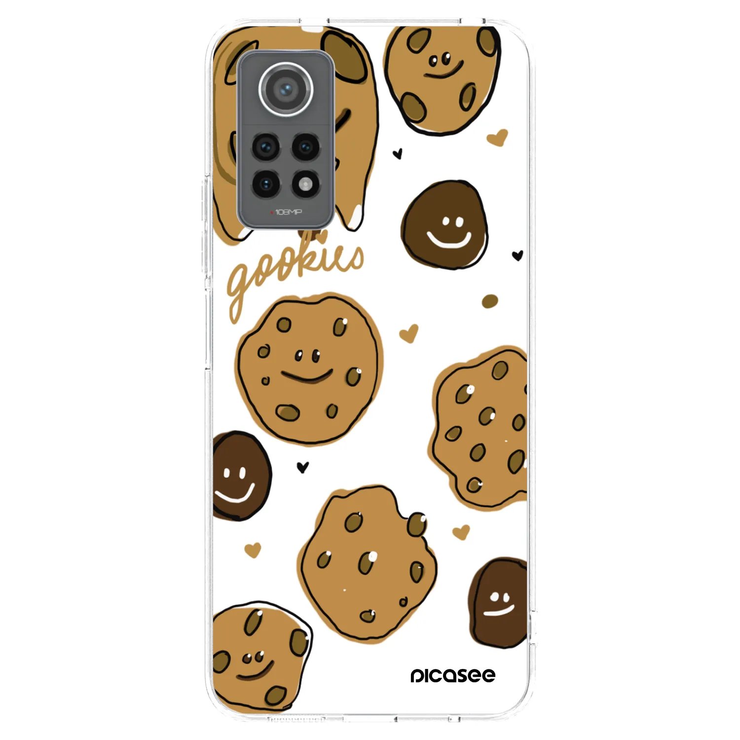 Picasee silikonska prozirna maskica za Xiaomi Redmi Note 12 Pro 4G - Gookies