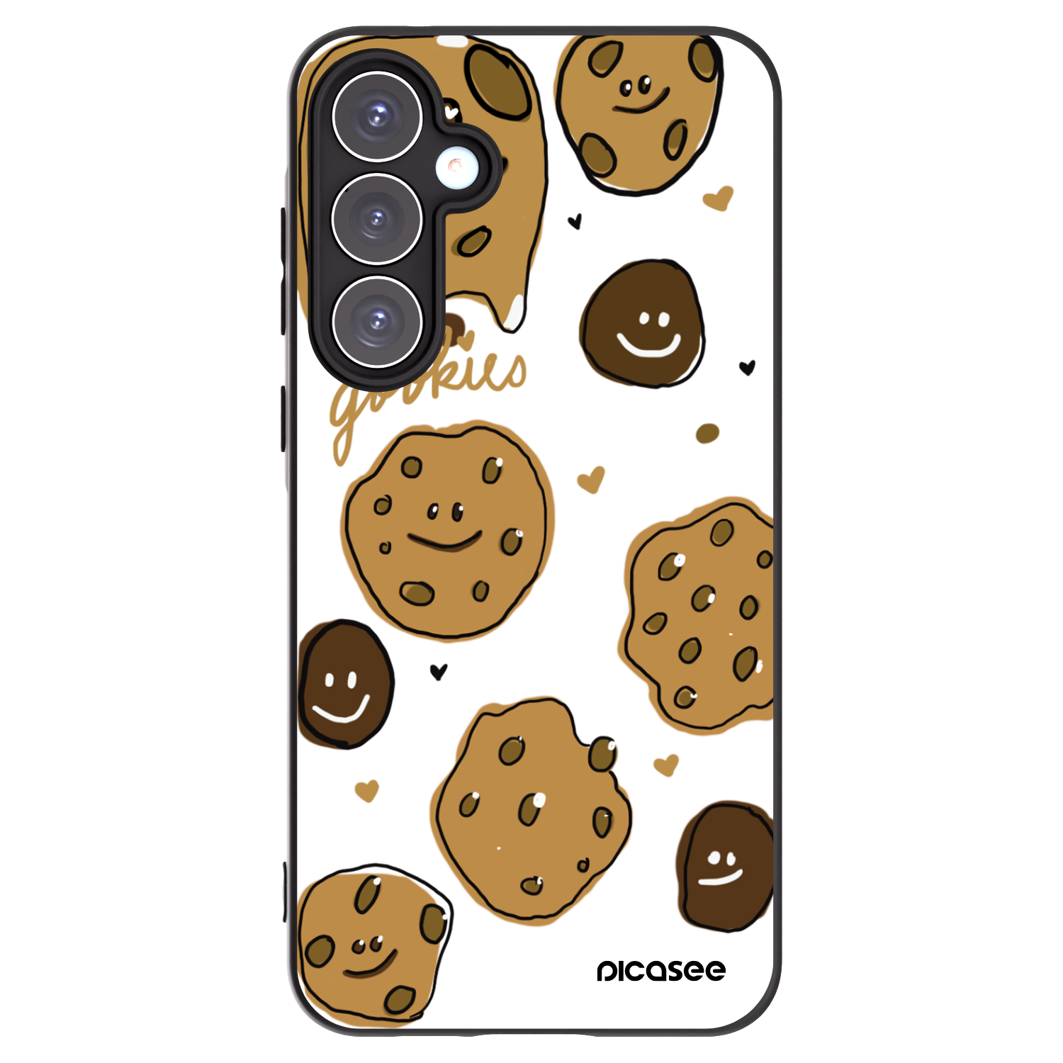 Picasee crna silikonska maskica za Samsung Galaxy A55 5G A556B - Gookies