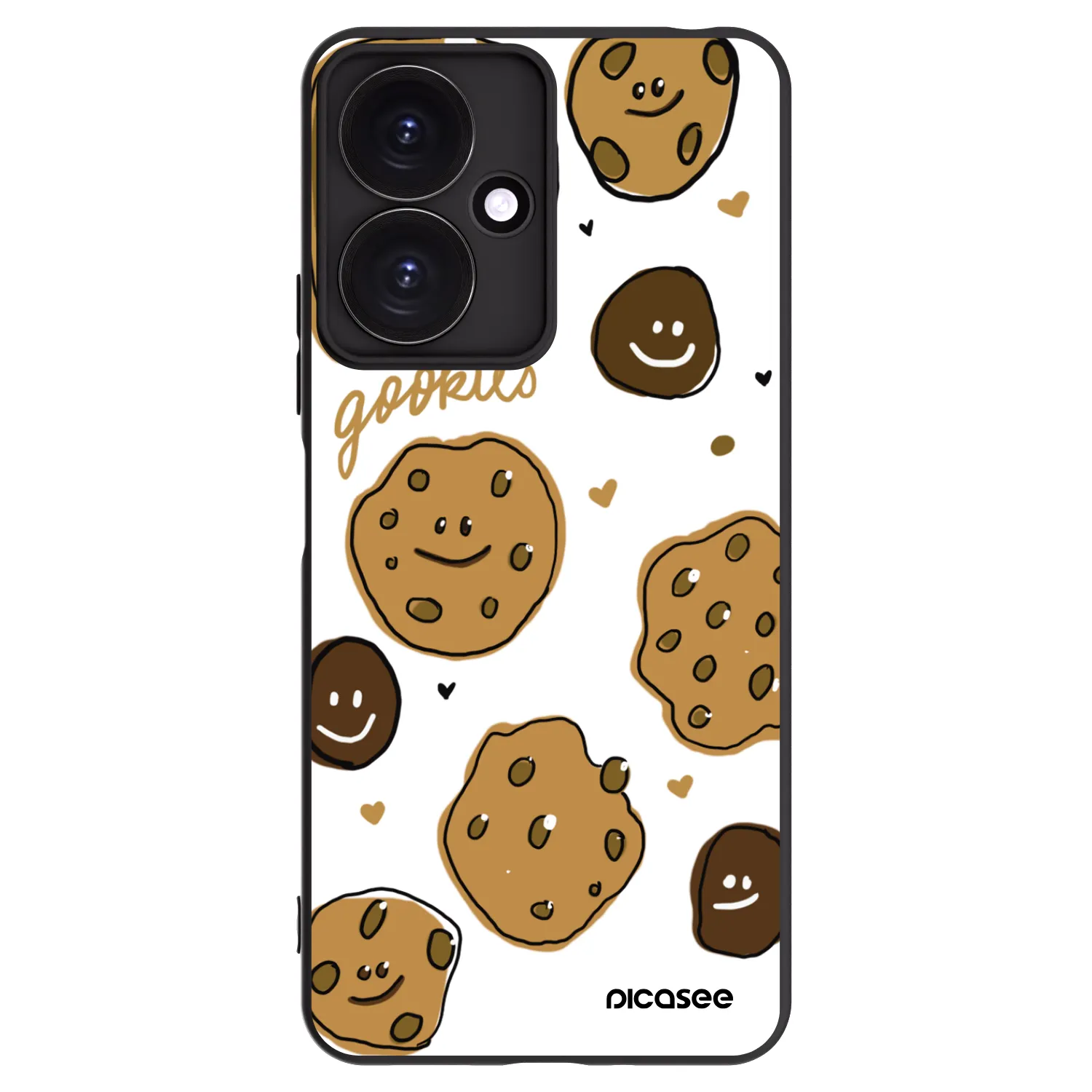 Picasee crna silikonska maskica za Xiaomi Redmi 13C 5G - Gookies