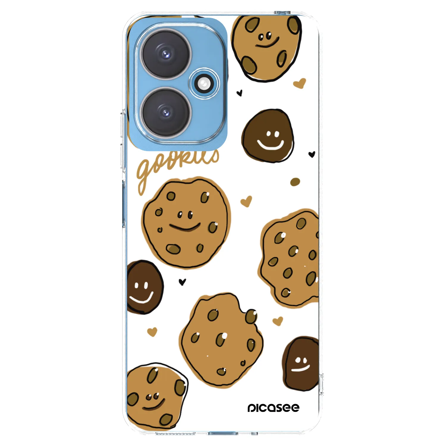 Picasee silikonska prozirna maskica za Xiaomi Redmi 13C 5G - Gookies