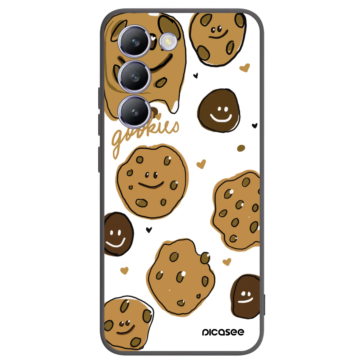 Picasee crna silikonska maskica za Vivo V40 SE 5G - Gookies