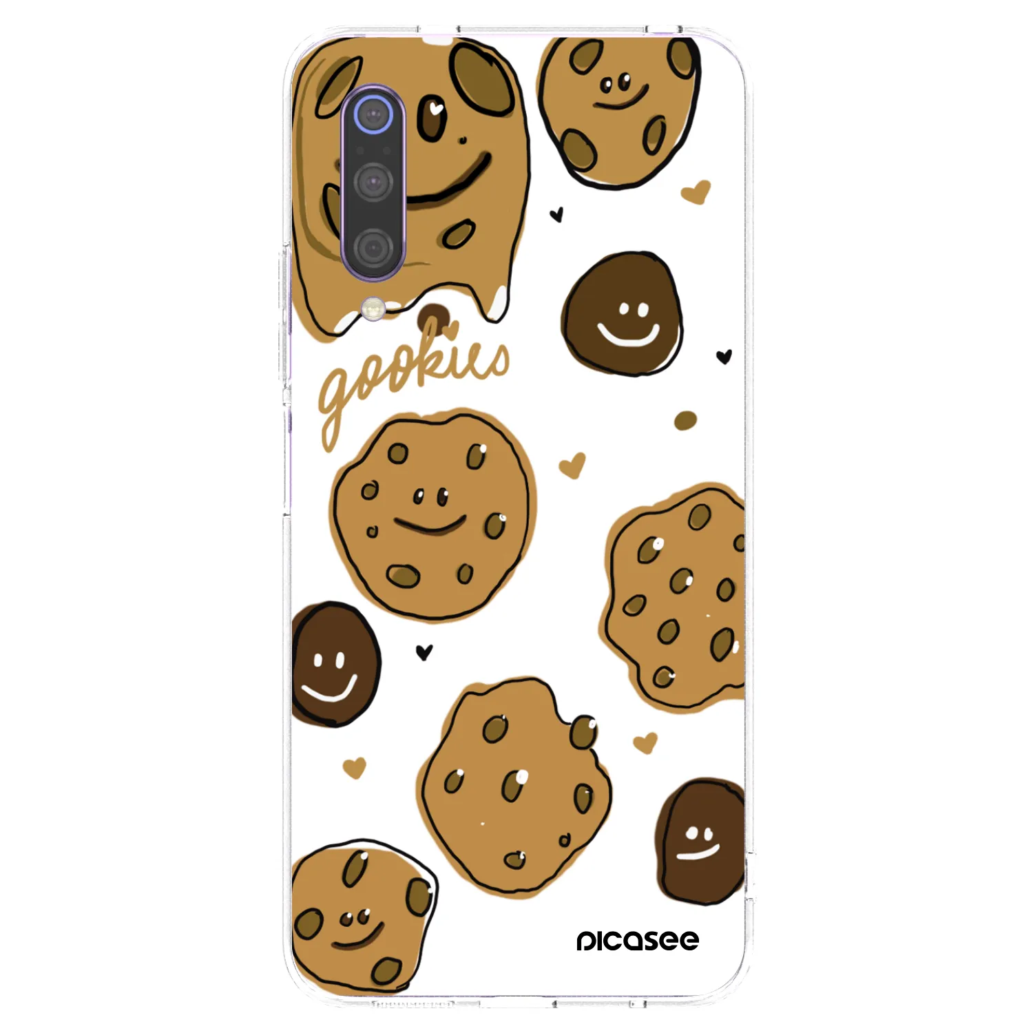 Picasee silikonska prozirna maskica za Xiaomi Mi 9 - Gookies