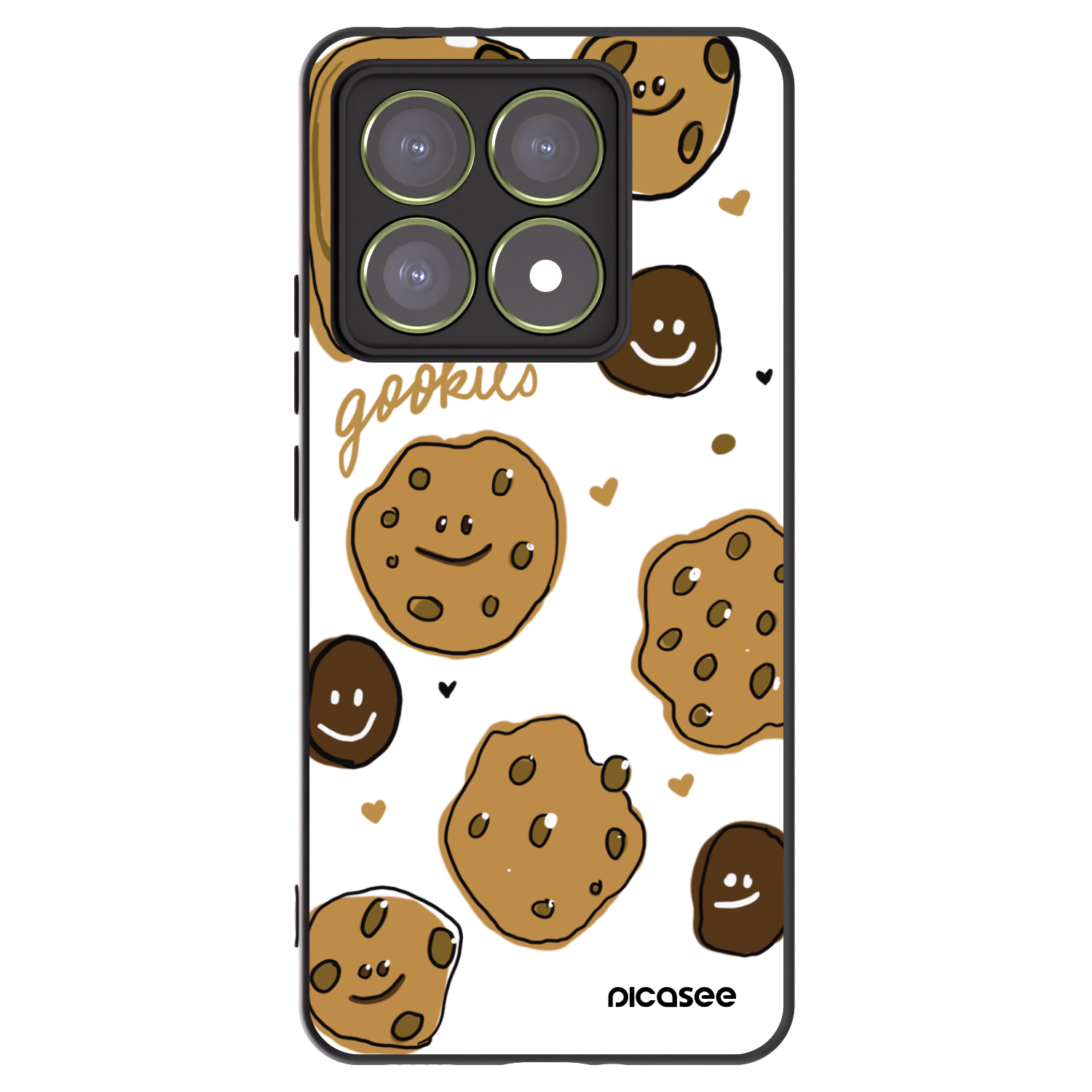 Picasee crna silikonska maskica za Xiaomi 14T - Gookies