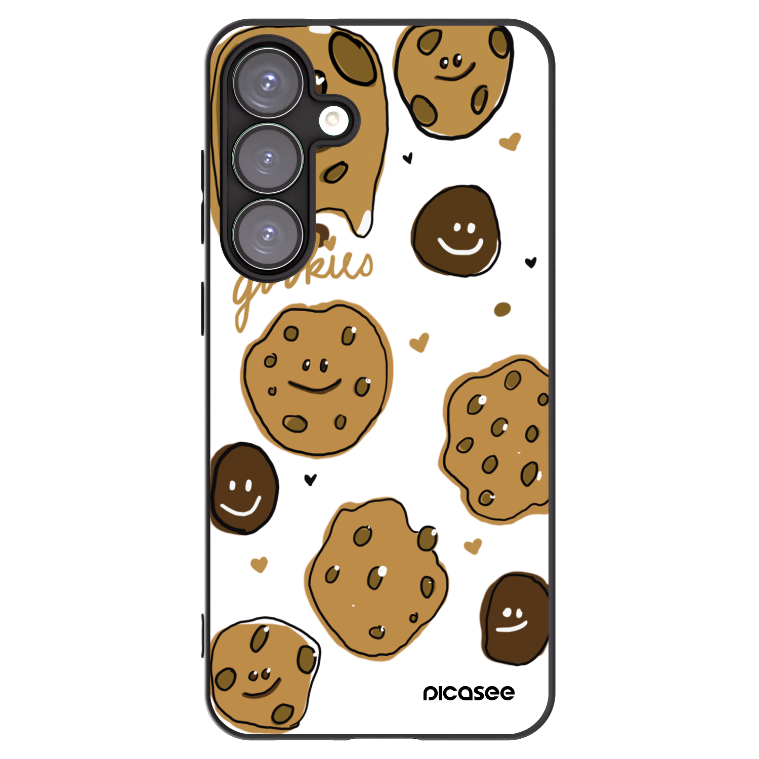 Picasee crna silikonska maskica za Samsung Galaxy S25+ 5G - Gookies