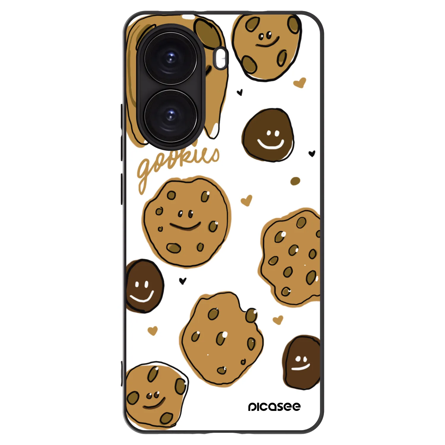 Picasee crna silikonska maskica za Xiaomi Poco X7 Pro 5G - Gookies