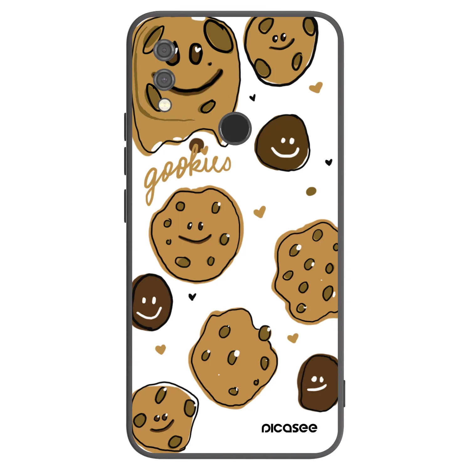 Picasee crna silikonska maskica za Xiaomi Redmi Note 7 - Gookies
