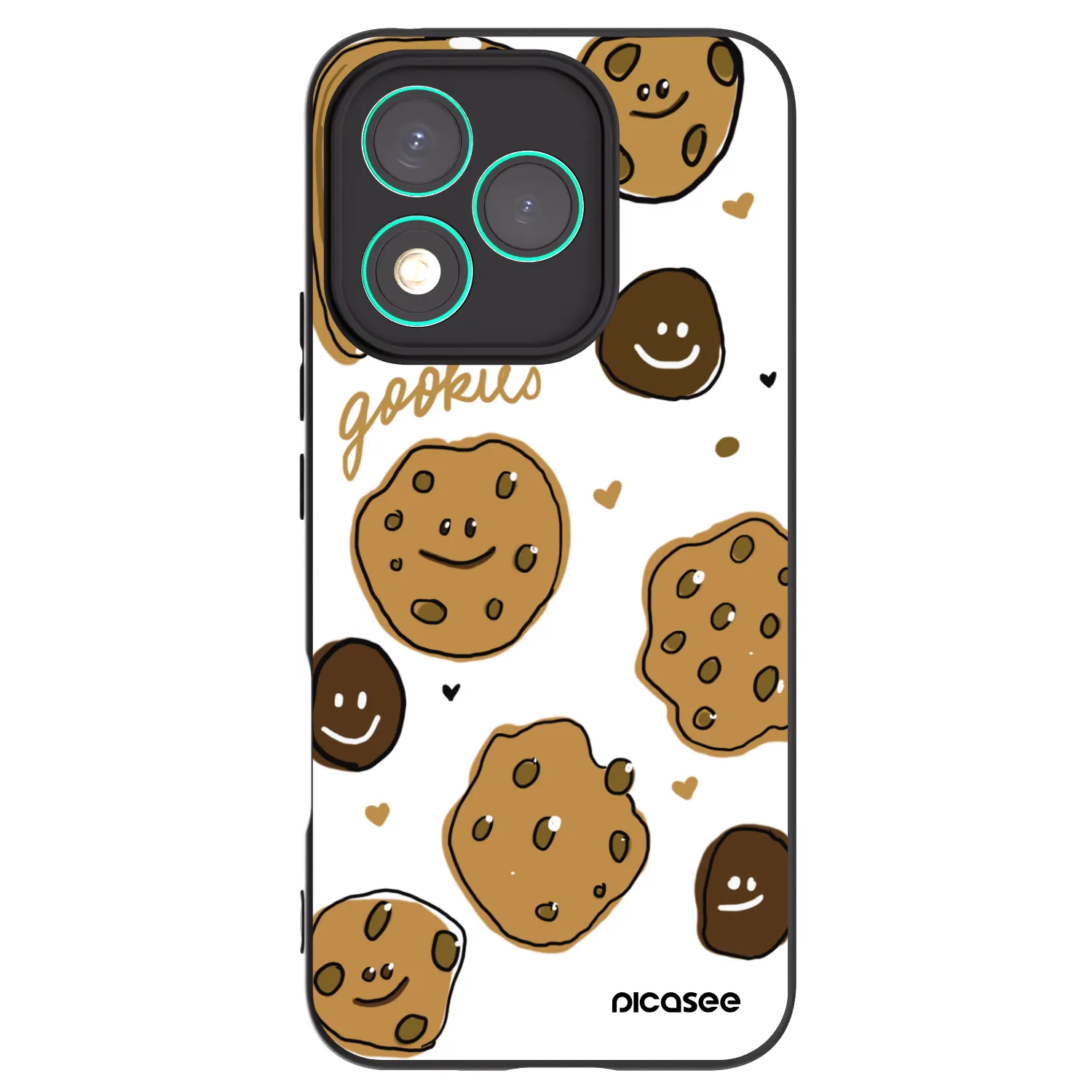 Picasee crna silikonska maskica za Honor 400 Lite 5G - Gookies