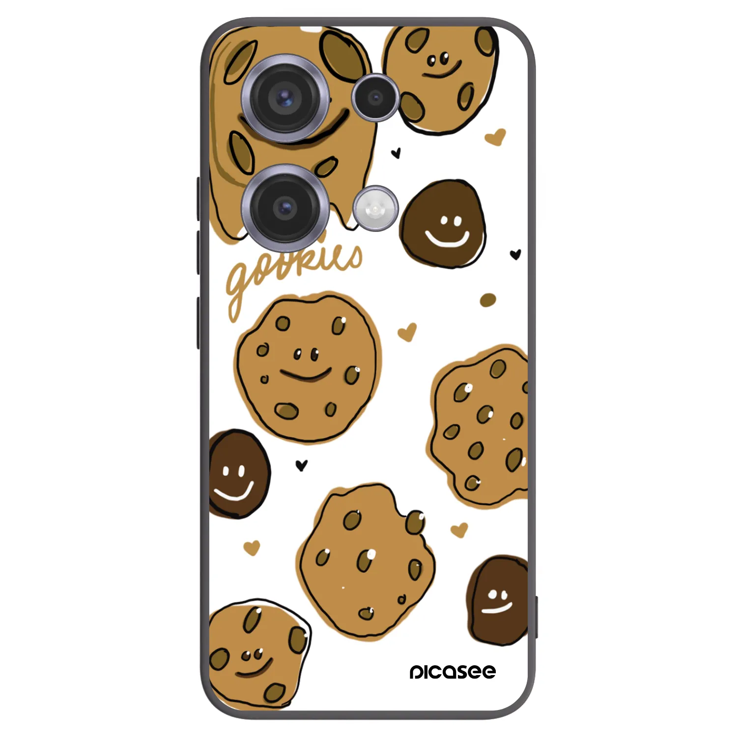 Picasee crna silikonska maskica za Xiaomi Redmi Note 14S - Gookies