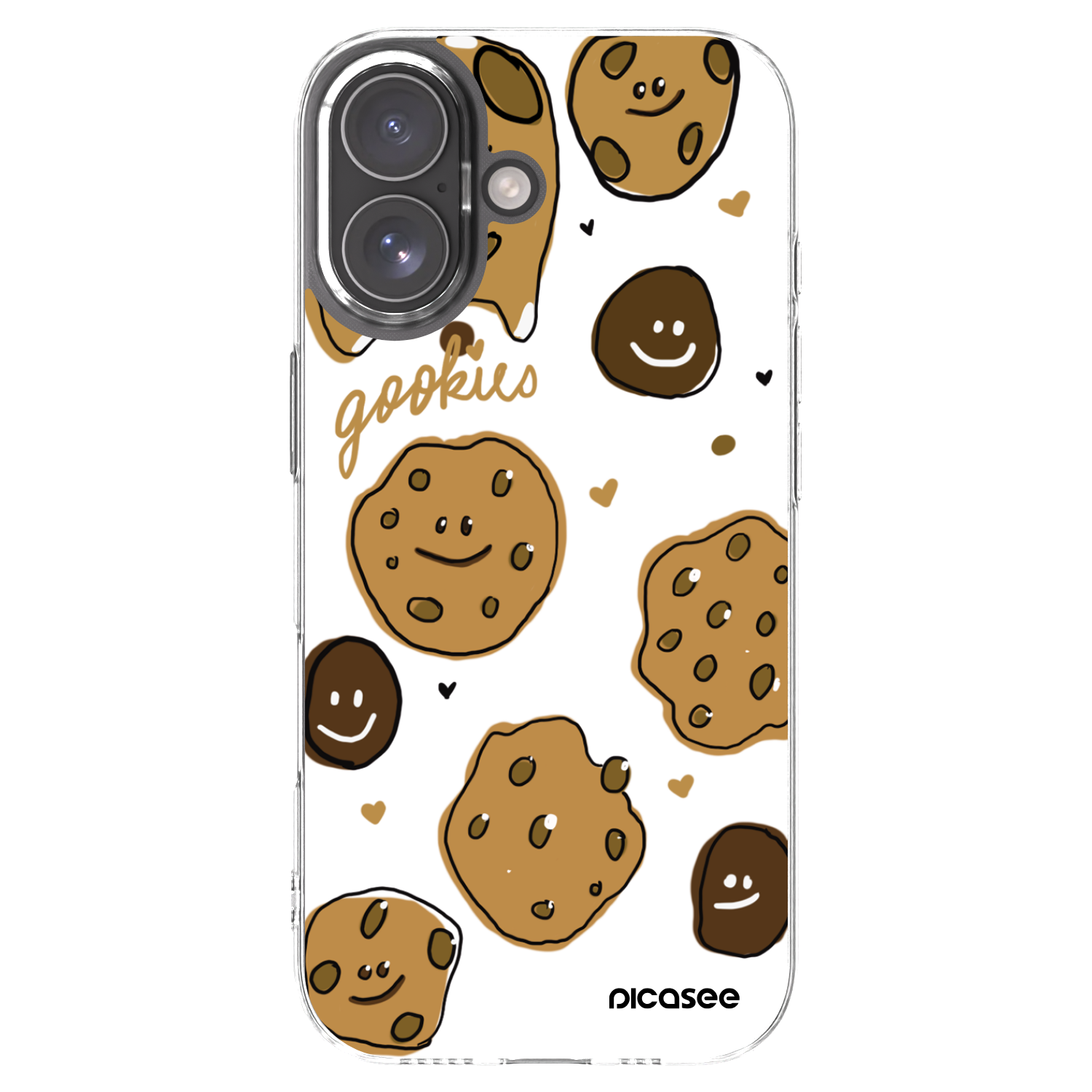 Picasee silikonska prozirna maskica za Apple iPhone 17 - Gookies