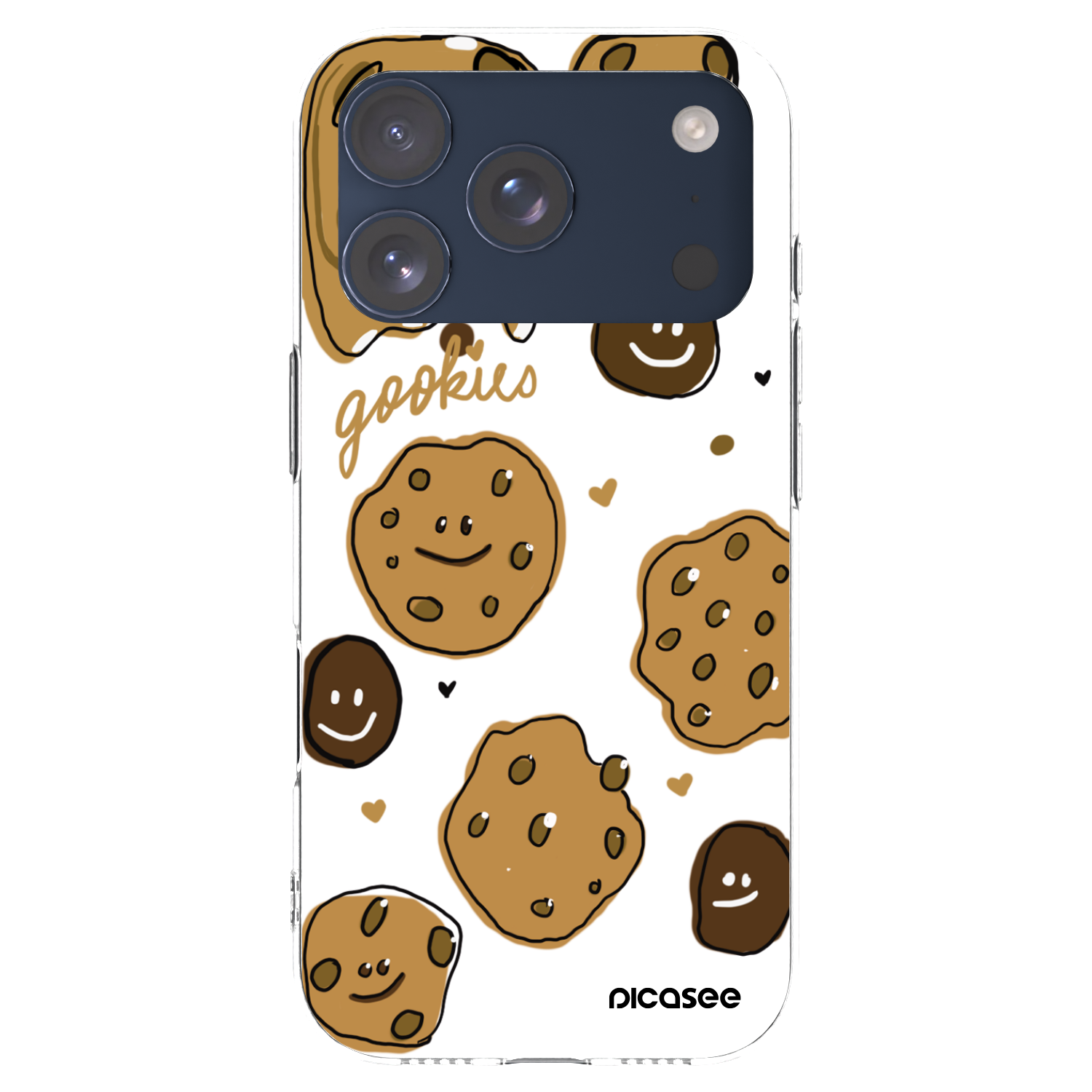 Picasee silikonska prozirna maskica za Apple iPhone 17 Pro - Gookies