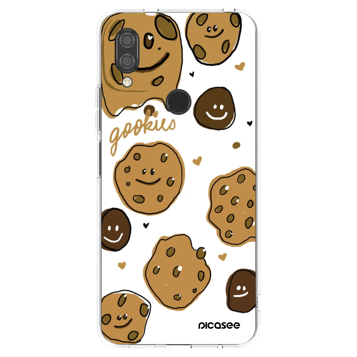 Picasee silikonska prozirna maskica za Xiaomi Redmi 7 - Gookies