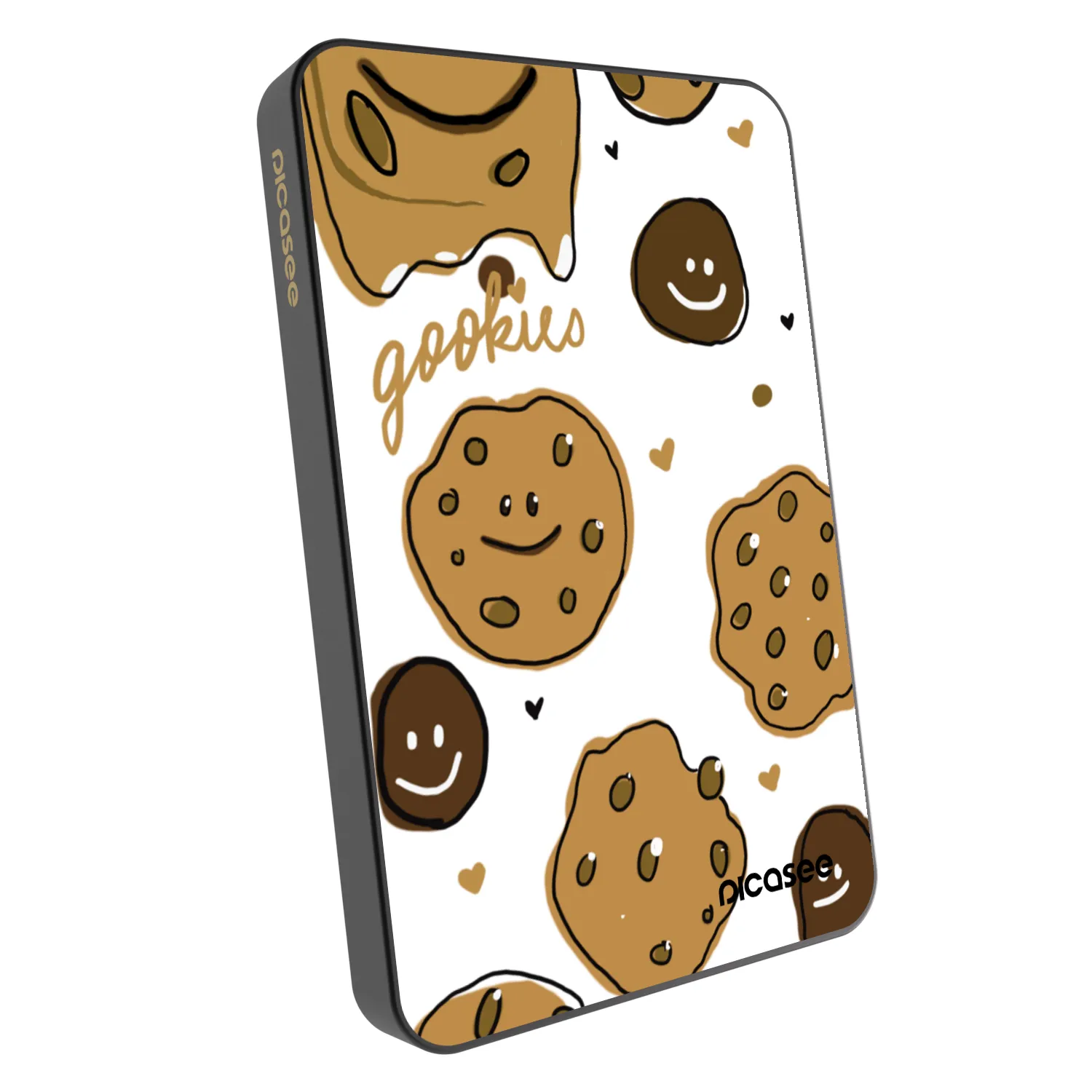 Picasee Prijenosni punjač s MagSafe 5 000 mAh Sivo - Gookies