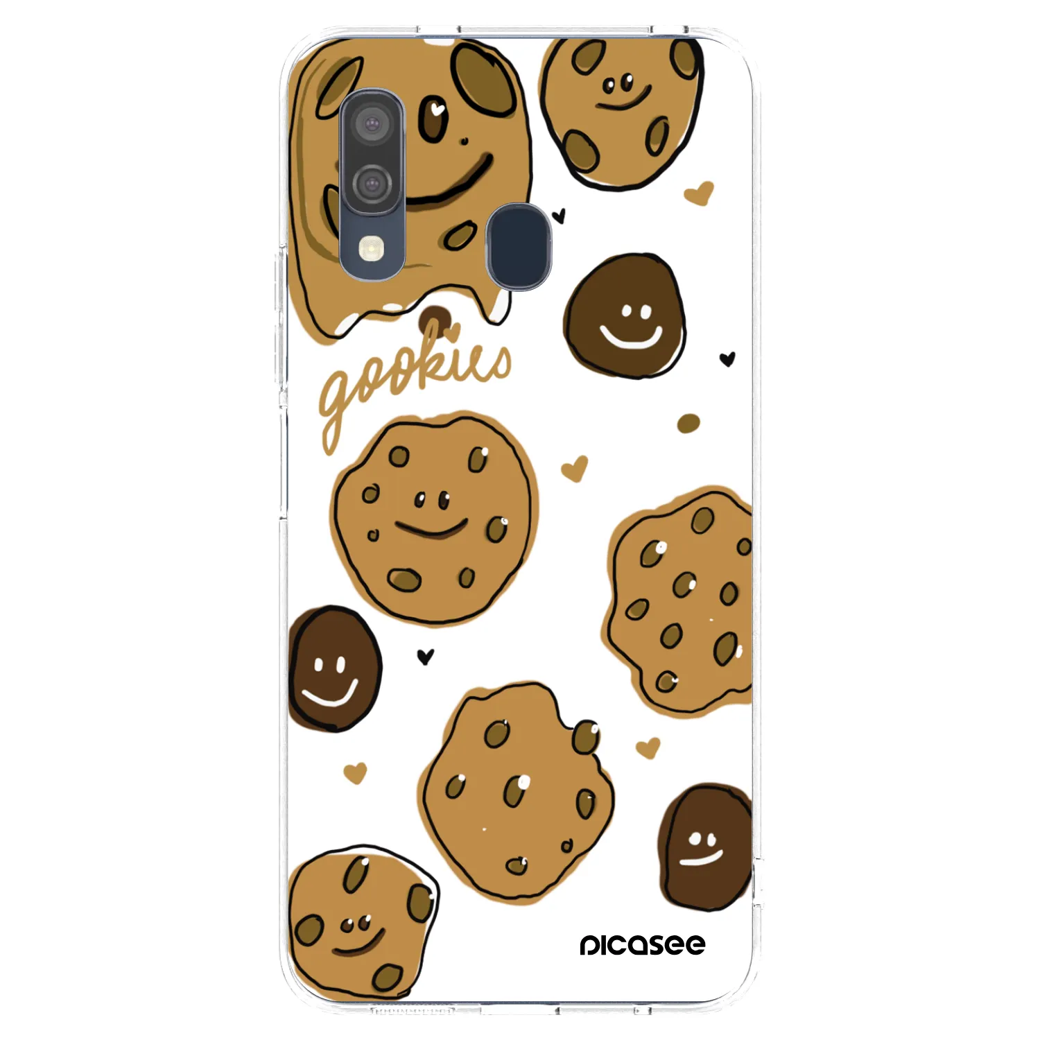 Picasee silikonska prozirna maskica za Samsung Galaxy A40 A405F - Gookies