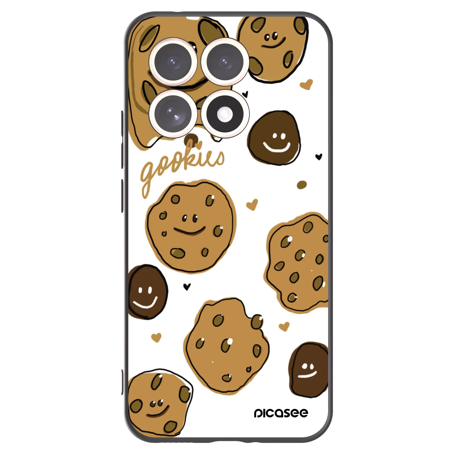 Picasee crna silikonska maskica za Xiaomi 15T - Gookies