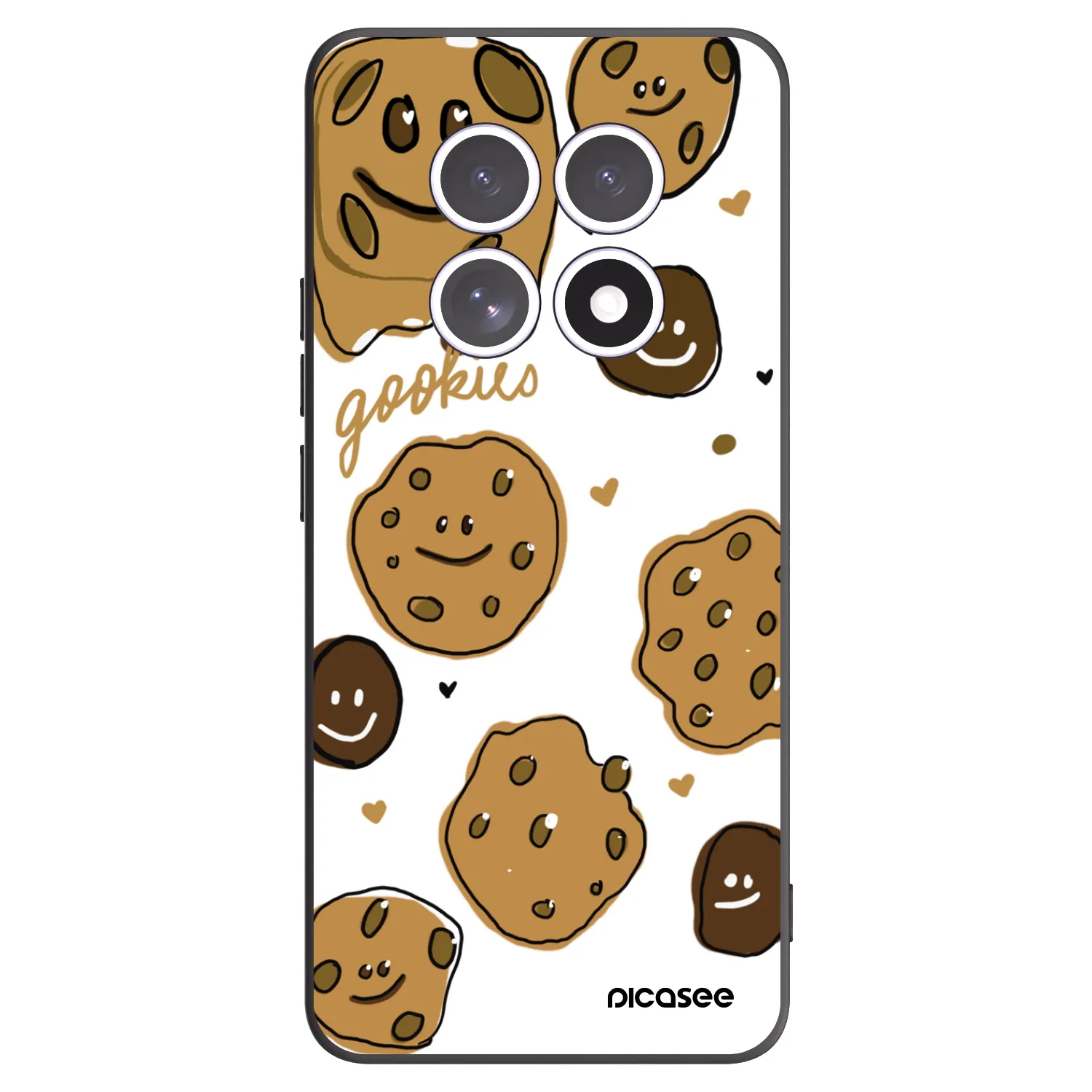 Picasee crna silikonska maskica za Xiaomi Redmi Note 15 - Gookies