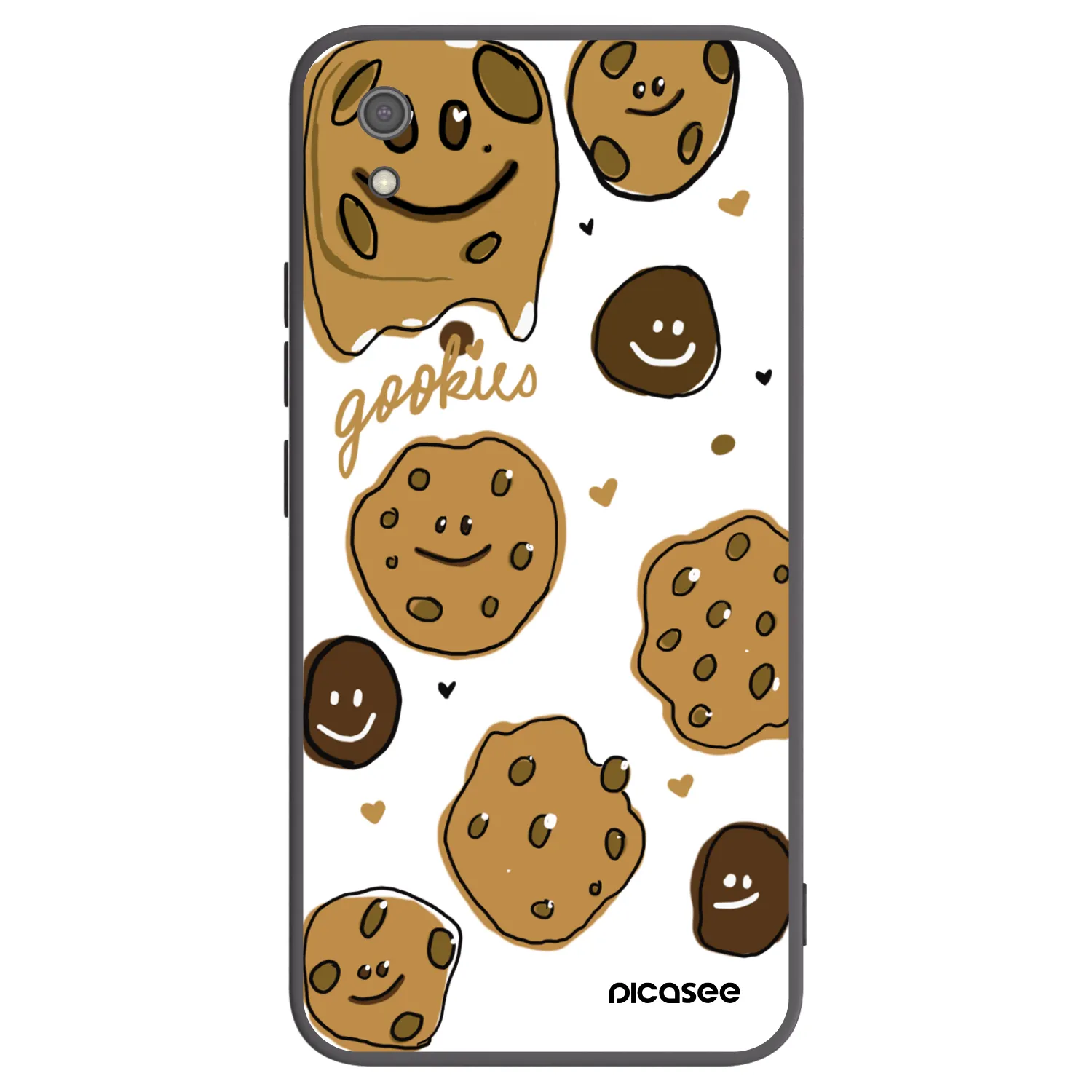 Picasee crna silikonska maskica za Xiaomi Redmi 7A - Gookies