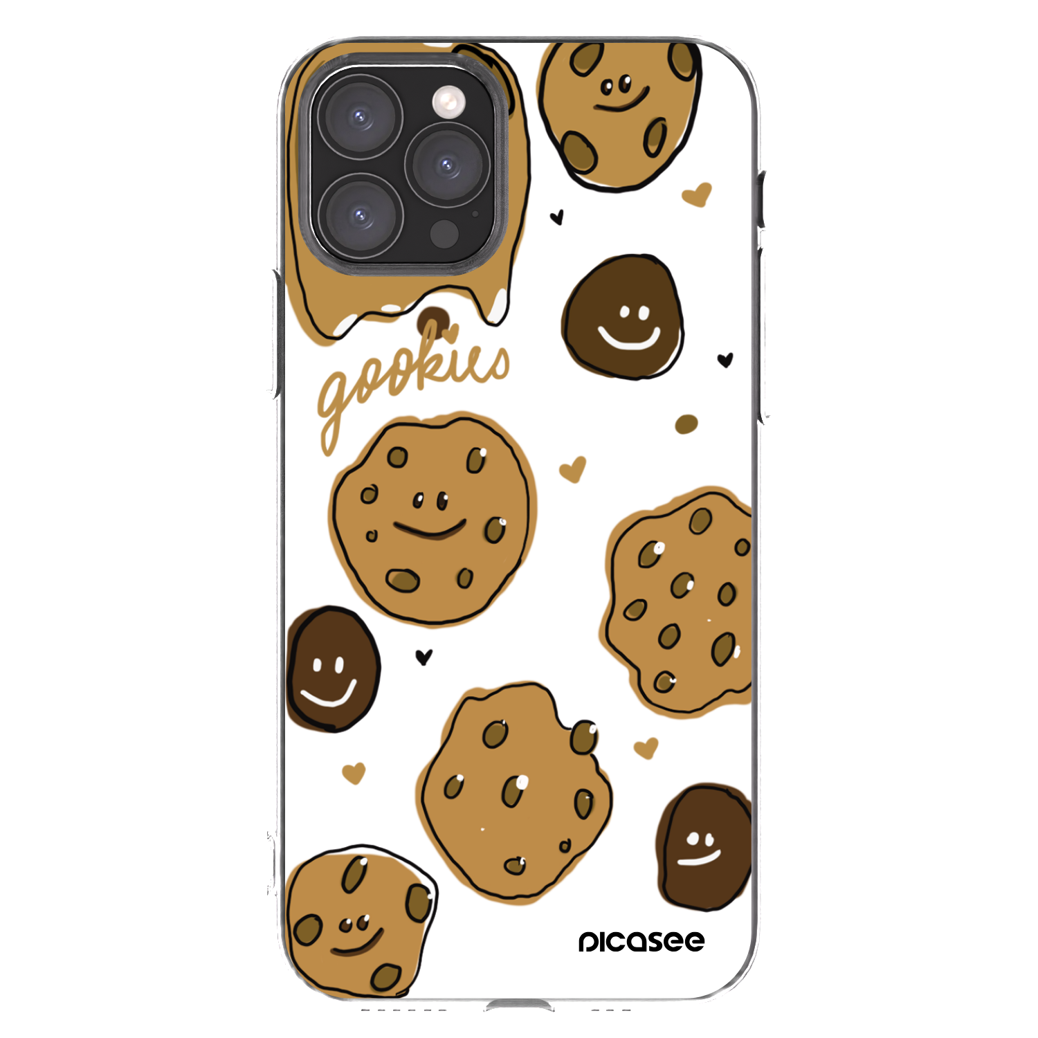 Picasee silikonska prozirna maskica za Apple iPhone 11 Pro - Gookies