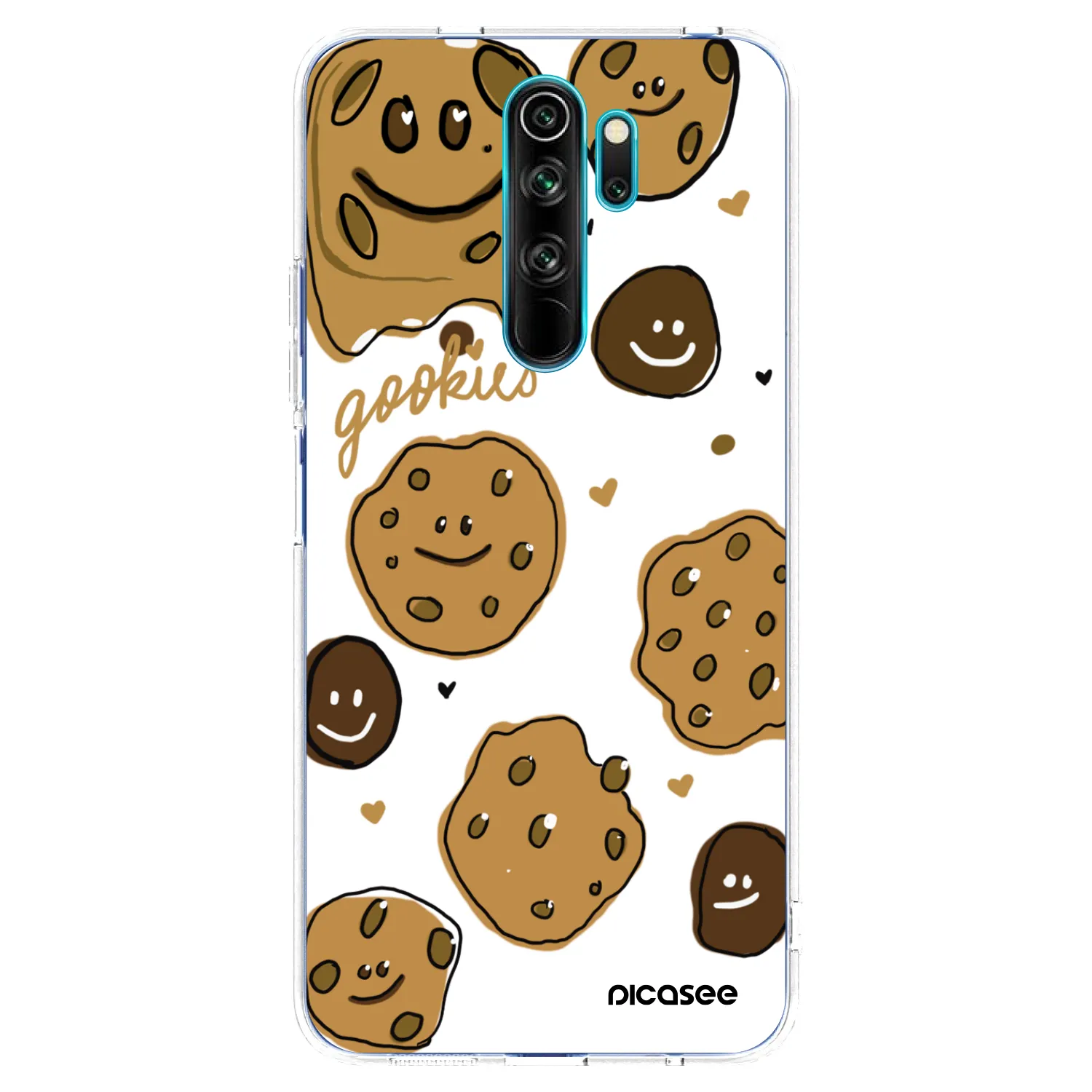 Picasee silikonska prozirna maskica za Xiaomi Redmi Note 8 Pro - Gookies