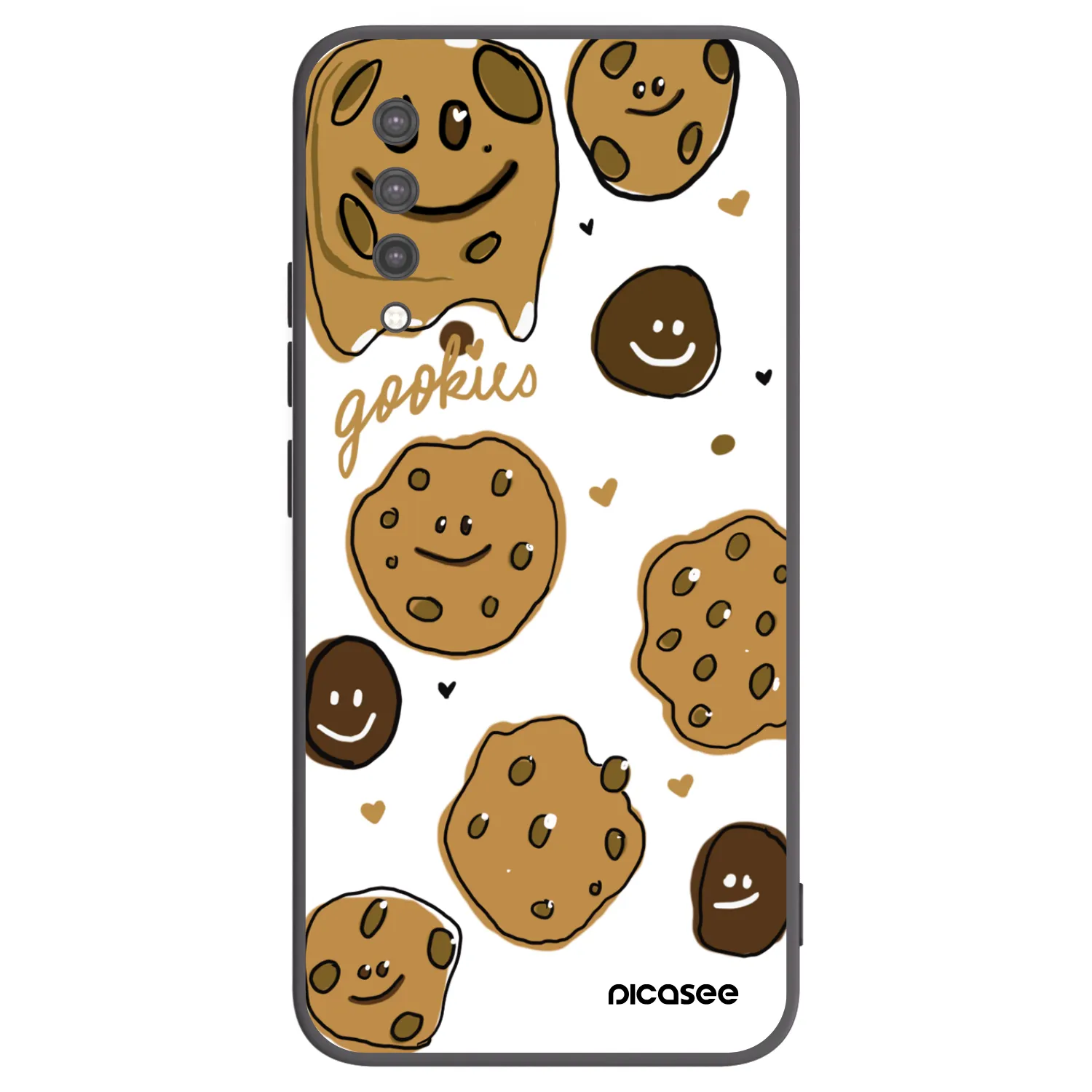 Picasee crna silikonska maskica za Xiaomi Mi 9 Lite - Gookies