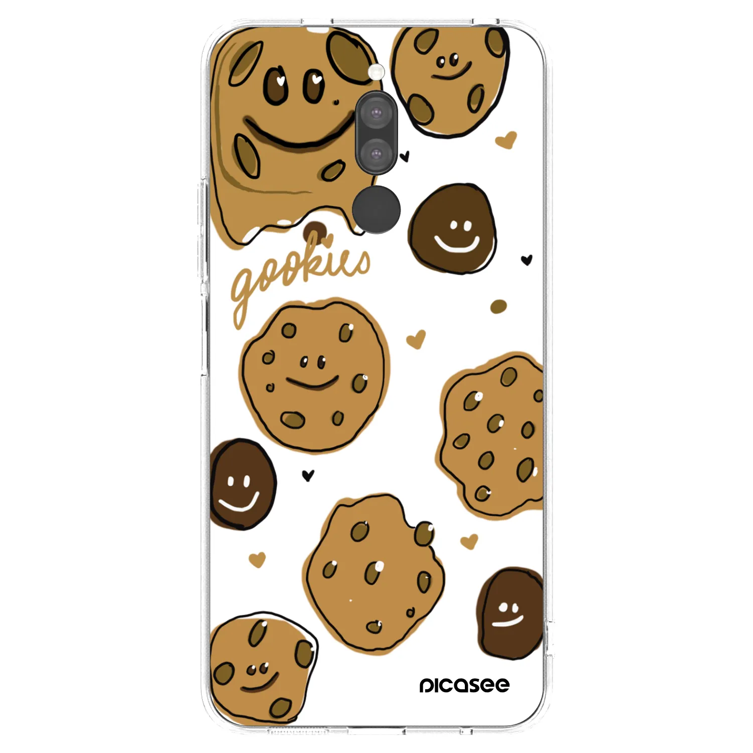 Picasee silikonska prozirna maskica za Xiaomi Redmi 8 - Gookies