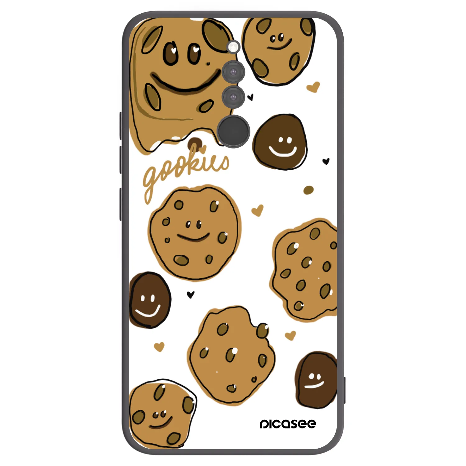 Picasee crna silikonska maskica za Xiaomi Redmi 8 - Gookies