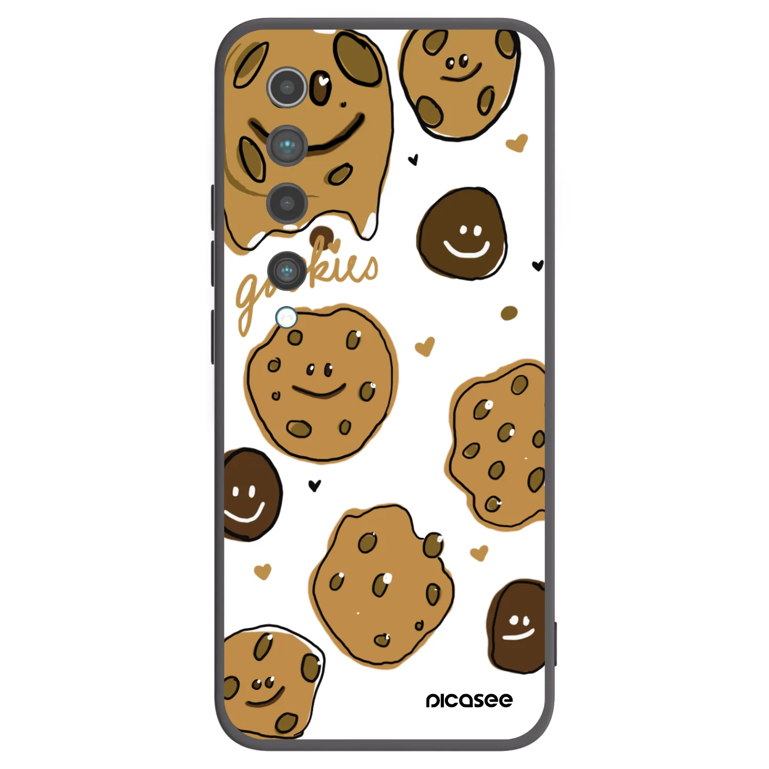 Picasee crna silikonska maskica za Xiaomi Mi 10 - Gookies