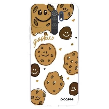 Picasee silikonska prozirna maskica za Xiaomi Redmi 9 - Gookies