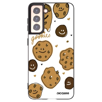 Picasee crna silikonska maskica za Samsung Galaxy S21 5G G991B - Gookies