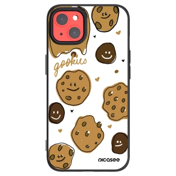 Picasee crna silikonska maskica za Apple iPhone 13 - Gookies