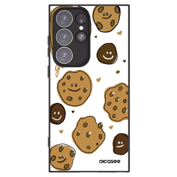 Picasee crna silikonska maskica za Samsung Galaxy S23 Ultra 5G - Gookies