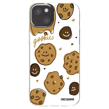 Picasee silikonska prozirna maskica za Apple iPhone 15 Plus - Gookies