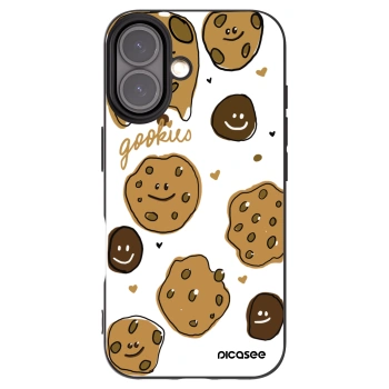 Picasee crna silikonska maskica za Apple iPhone 16 - Gookies