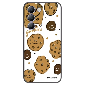 Picasee crna silikonska maskica za Vivo V40 SE 5G - Gookies
