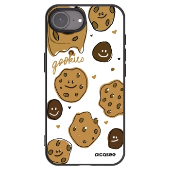 Picasee crna silikonska maskica za Apple iPhone 16e - Gookies