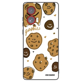 Picasee crna silikonska maskica za Motorola Edge 50 Fusion - Gookies