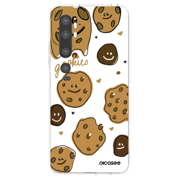 Picasee silikonska prozirna maskica za Xiaomi Mi Note 10 (Pro) - Gookies
