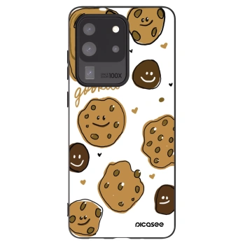 Picasee crna silikonska maskica za Samsung Galaxy S20 Ultra 5G G988F - Gookies