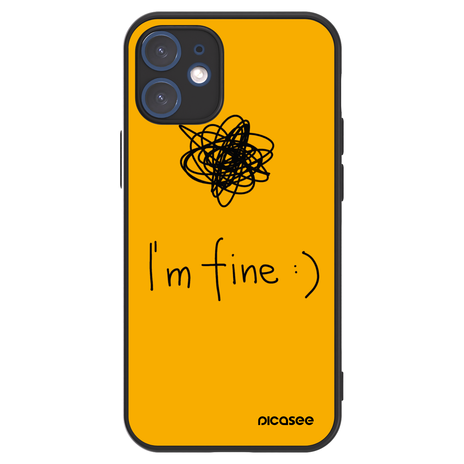 Picasee ULTIMATE CASE za Apple iPhone 12 mini - I am fine