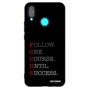 Picasee crna silikonska maskica za Huawei Nova 3 - Focus