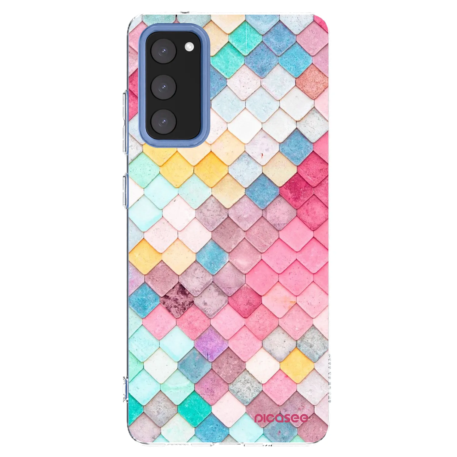 Picasee silikonska prozirna maskica za Samsung Galaxy S20 FE - Colorful roof