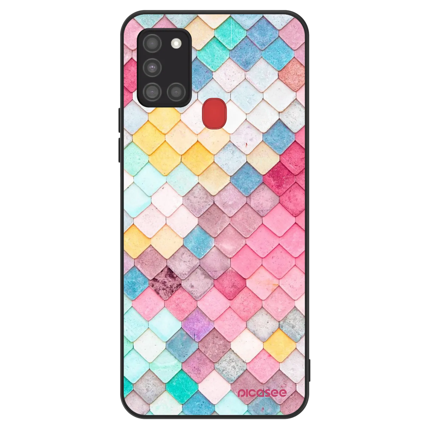 Picasee ULTIMATE CASE za Samsung Galaxy A21s - Colorful roof