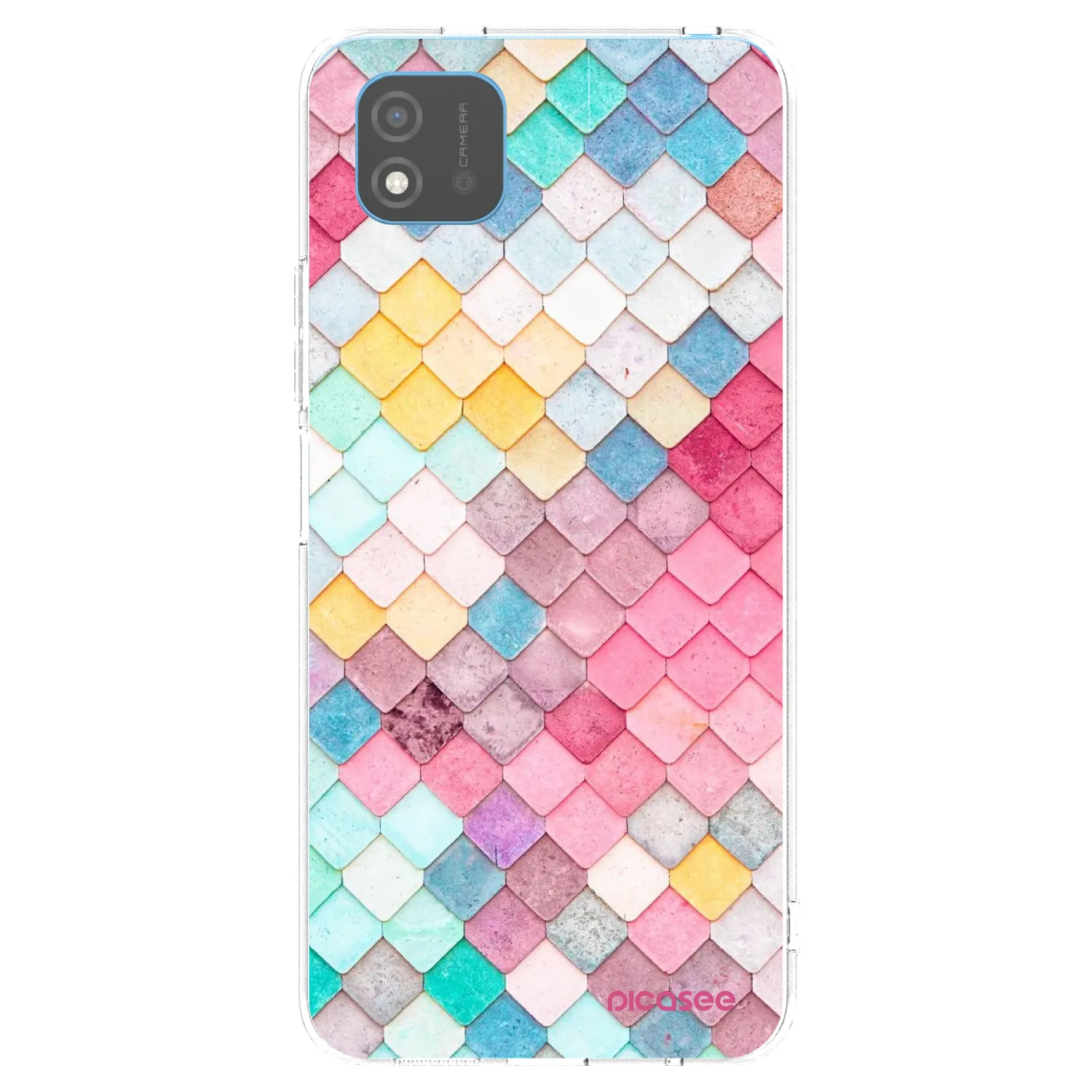 Picasee silikonska prozirna maskica za Realme C11 (2021) - Colorful roof