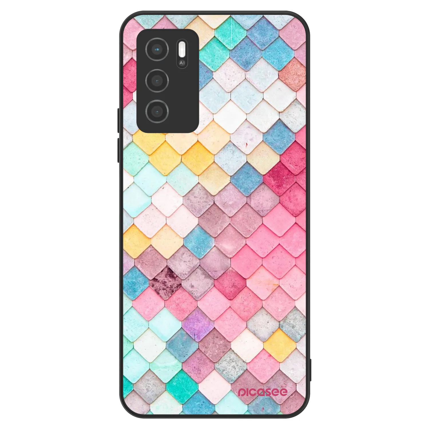 Picasee ULTIMATE CASE za OPPO A16s - Colorful roof
