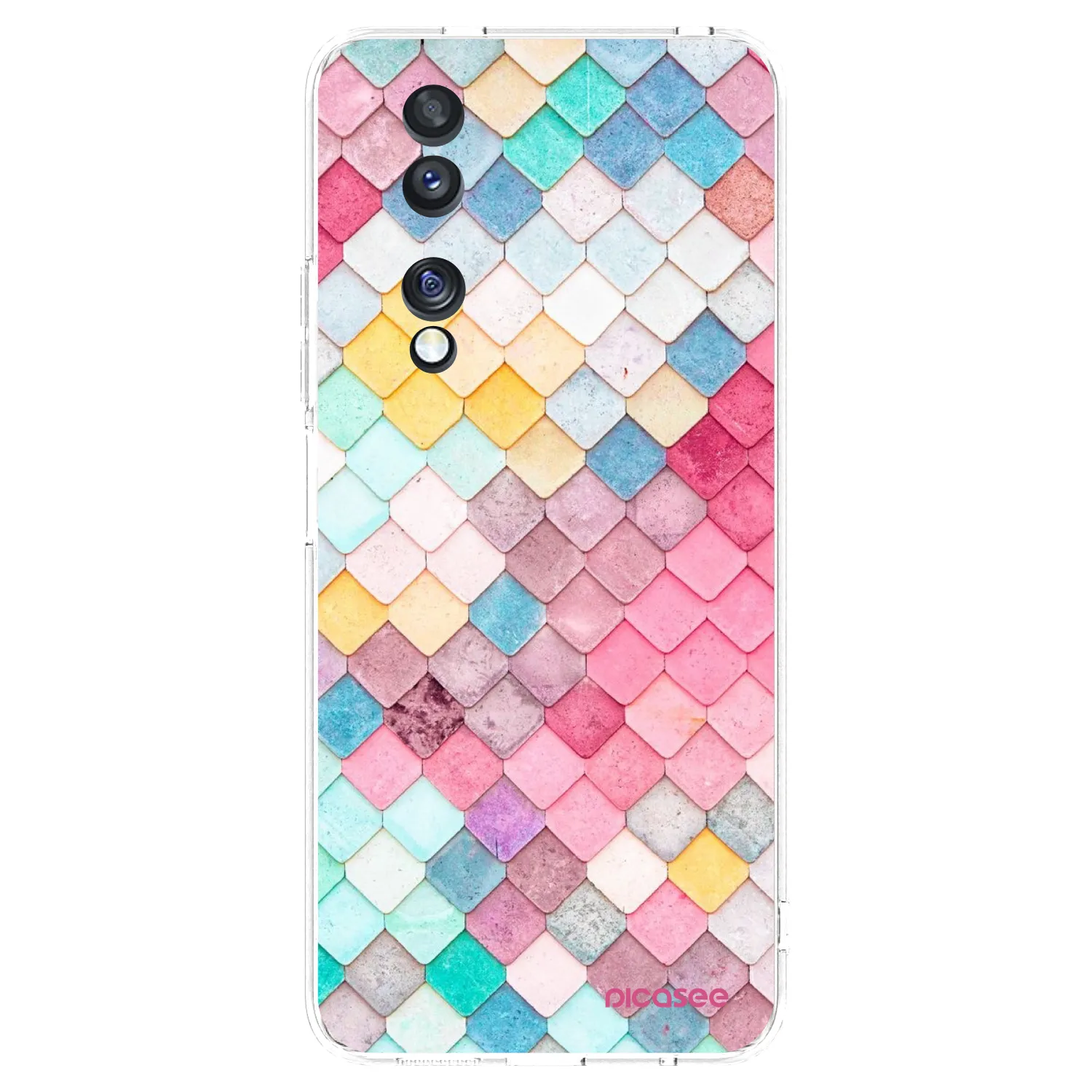 Picasee silikonska prozirna maskica za Honor 70 - Colorful roof