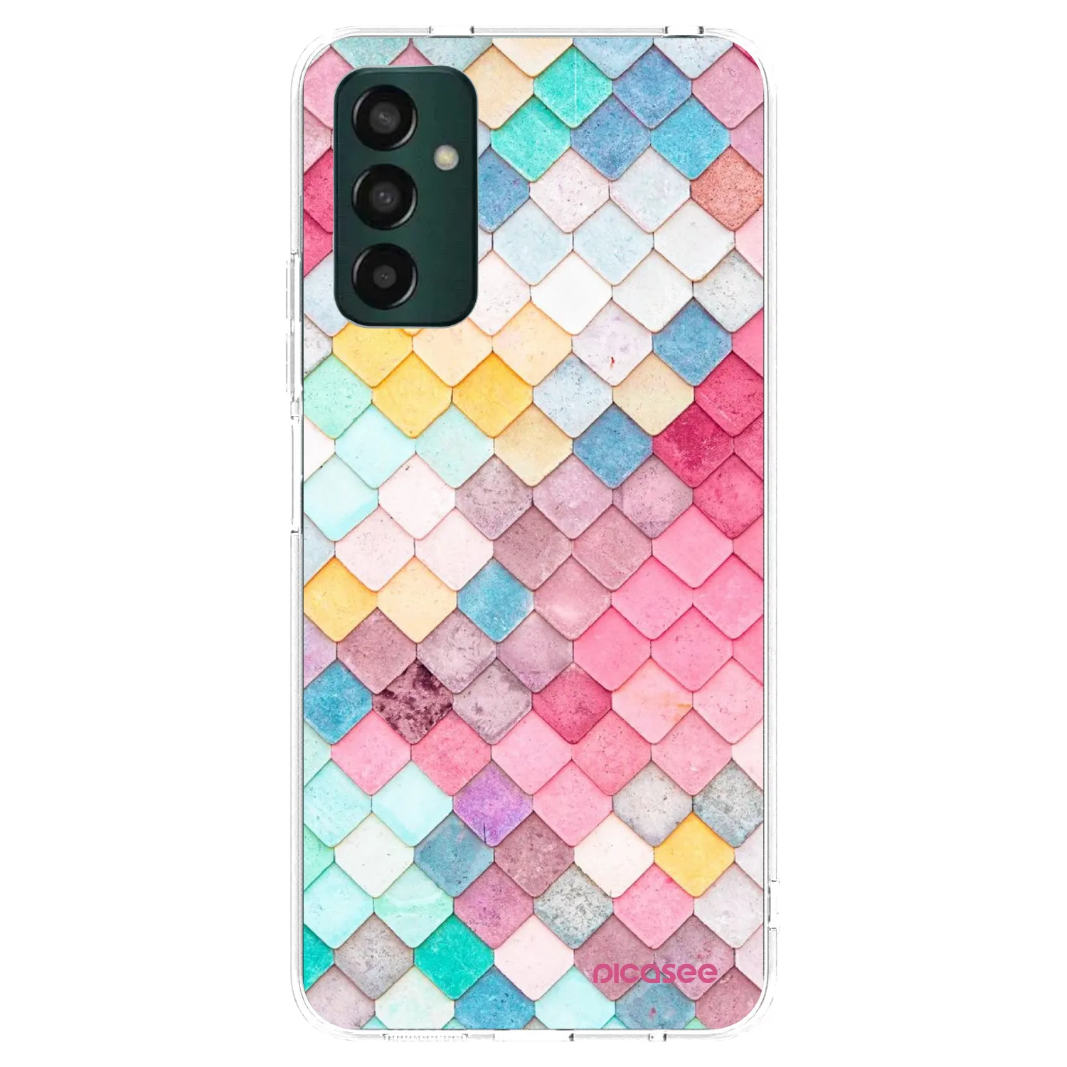 Picasee silikonska prozirna maskica za Samsung Galaxy M23 5G - Colorful roof