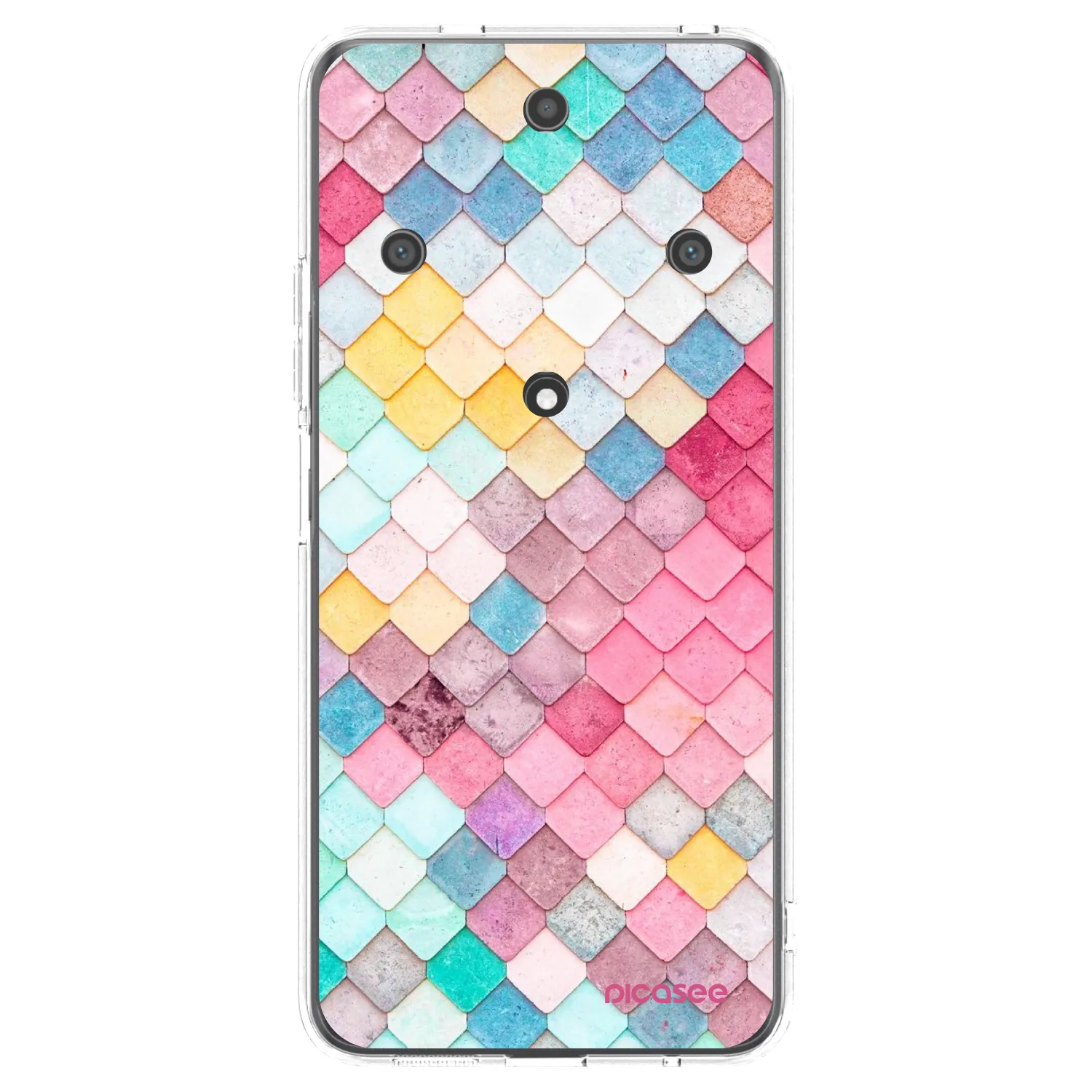 Picasee silikonska prozirna maskica za Honor Magic5 Lite 5G - Colorful roof