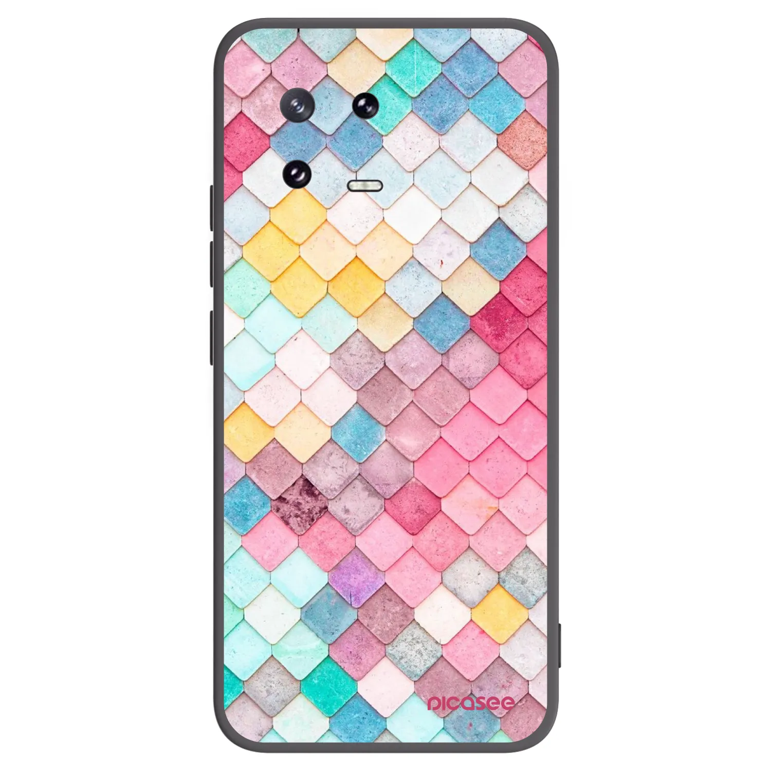 Picasee crna silikonska maskica za Xiaomi 13 Pro - Colorful roof